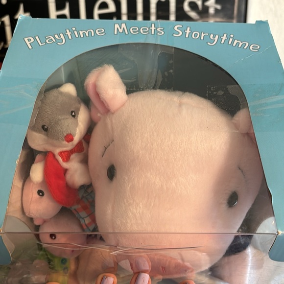 Preston the Storytelling Pig Cute Plush Puppets NIB - Picture 7 of 8